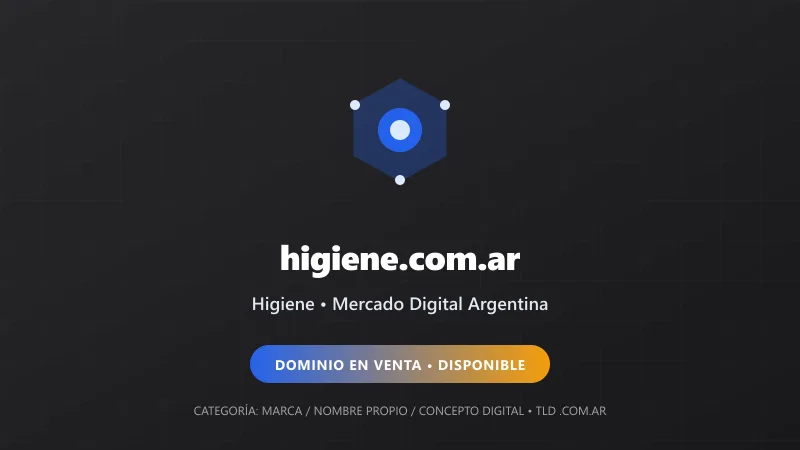 Identidad gráfica y activo digital para Higiene en Argentina